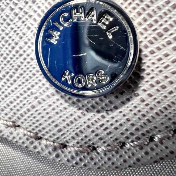 Michael Kors Jet Set Nylon Large Tote/Satchel/Shoulder Purse-Light Gray-Adjust - Picture 8 of 16